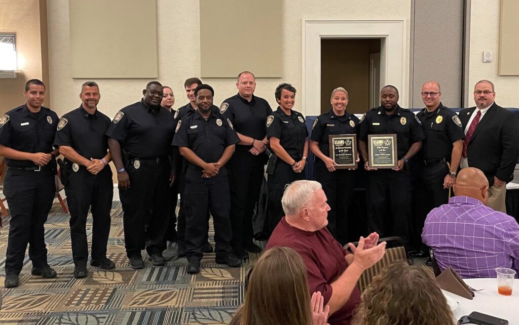 Cayce PD SRO team accepts School Resource Officer Program of the Year